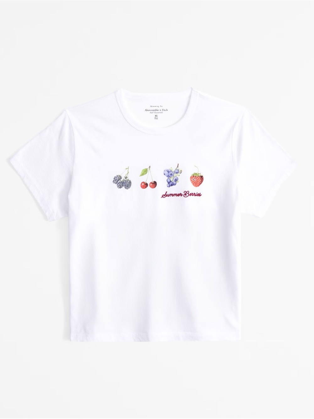 Summer Berries Cotton Graphic Tee
